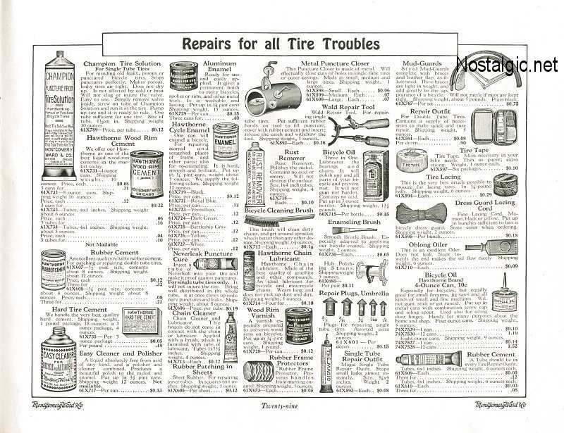 1917 Montgomery Ward & Co. Hawthorne Catalog Picture 30 Dave's